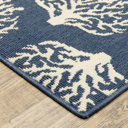 Oriental Weavers Meridian  Navy Ivory Coastal