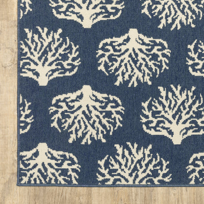 Oriental Weavers Meridian  Navy Ivory Coastal
