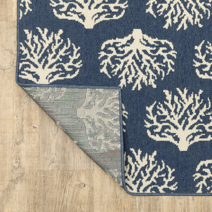 Oriental Weavers Meridian  Navy Ivory Coastal