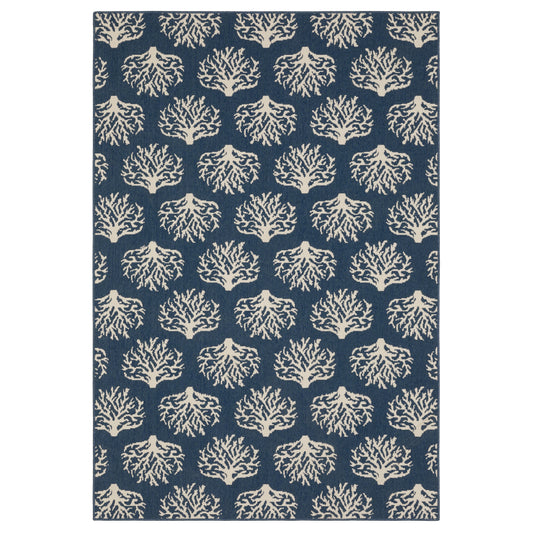 Oriental Weavers Meridian  Navy Ivory Coastal