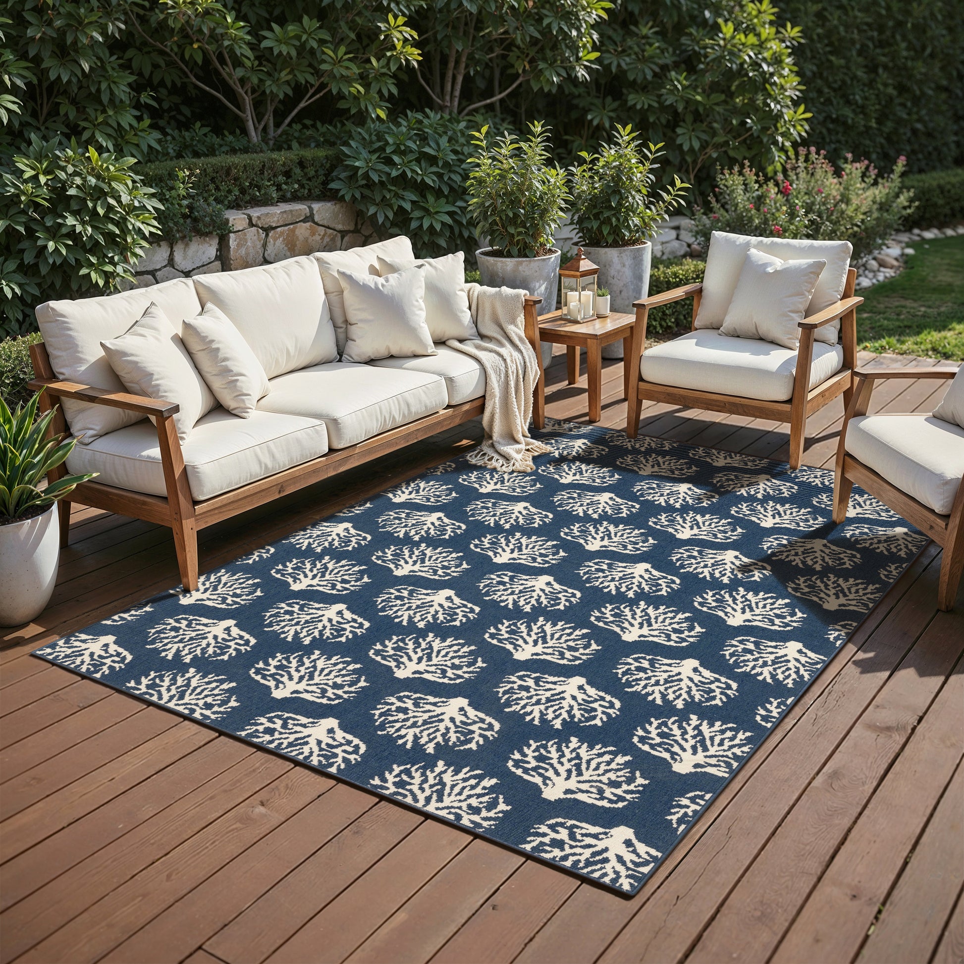 Oriental Weavers Meridian  Navy Ivory Coastal