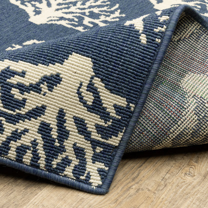 Oriental Weavers Meridian  Navy Ivory Coastal