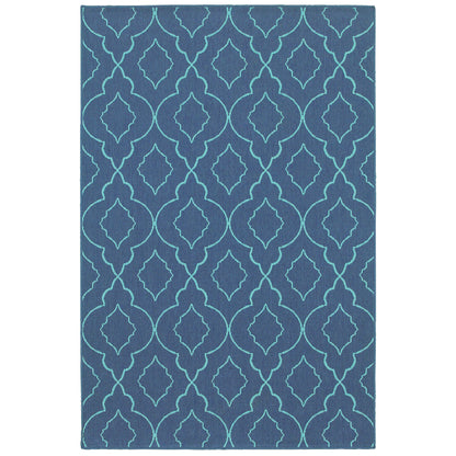 Oriental Weavers Meridian  Navy Blue Moroccan