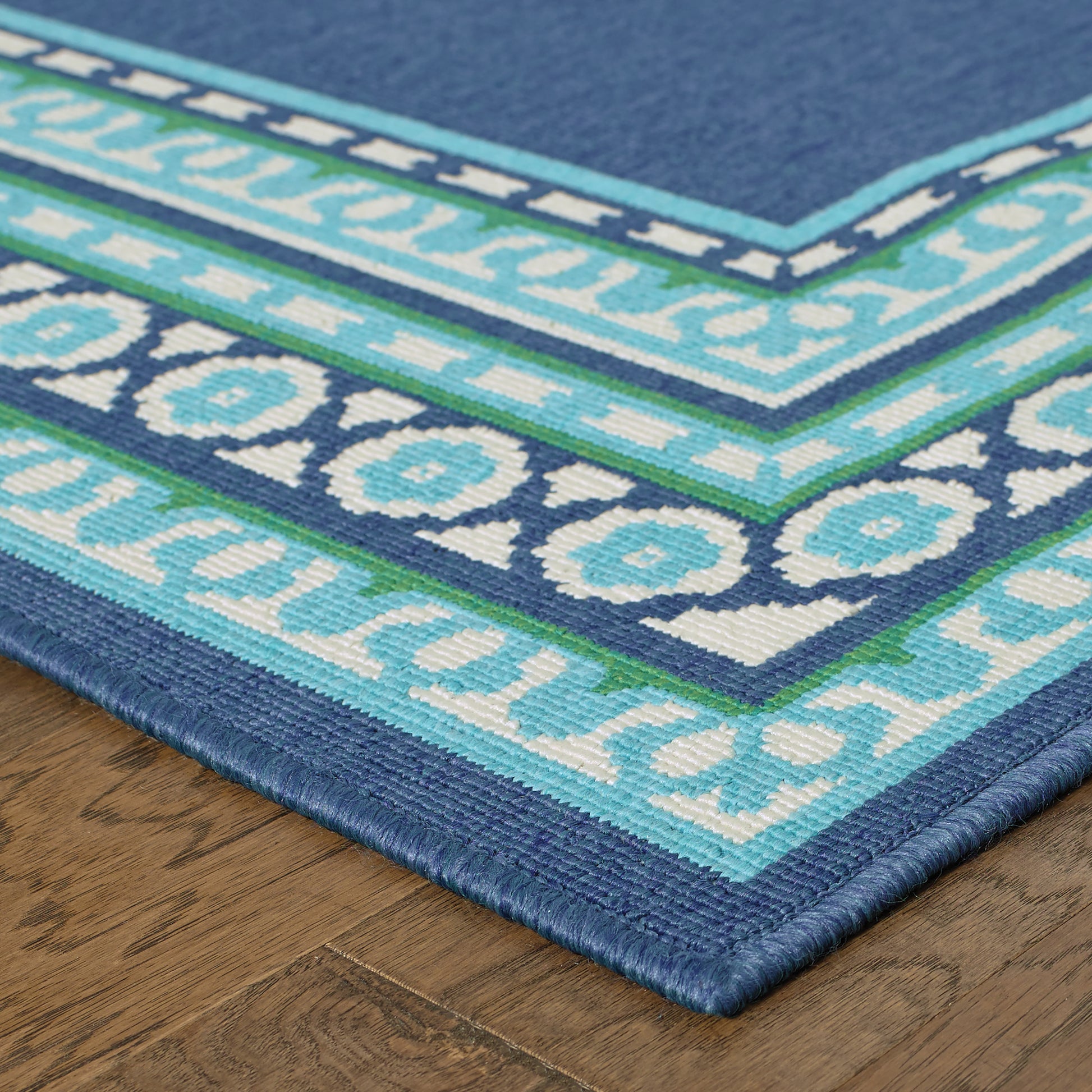 Oriental Weavers Meridian  Navy Green Traditional