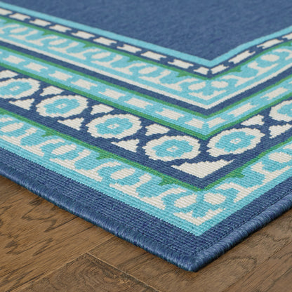Oriental Weavers Meridian  Navy Green Traditional