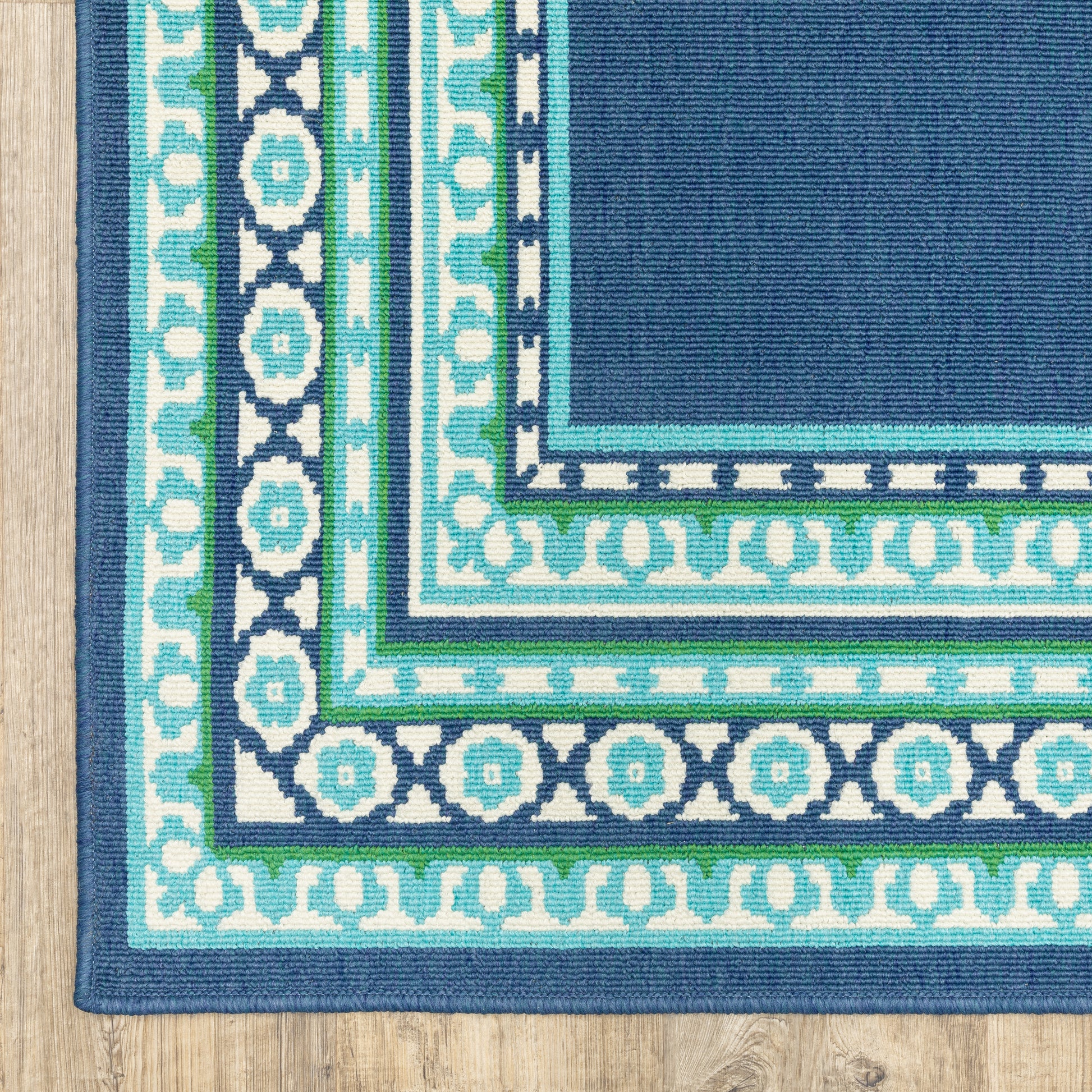 Oriental Weavers Meridian  Navy Green Traditional