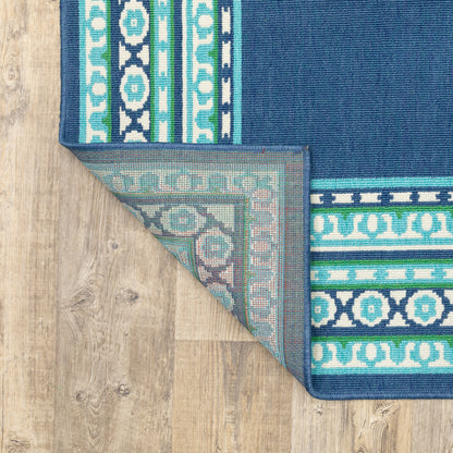 Oriental Weavers Meridian  Navy Green Traditional