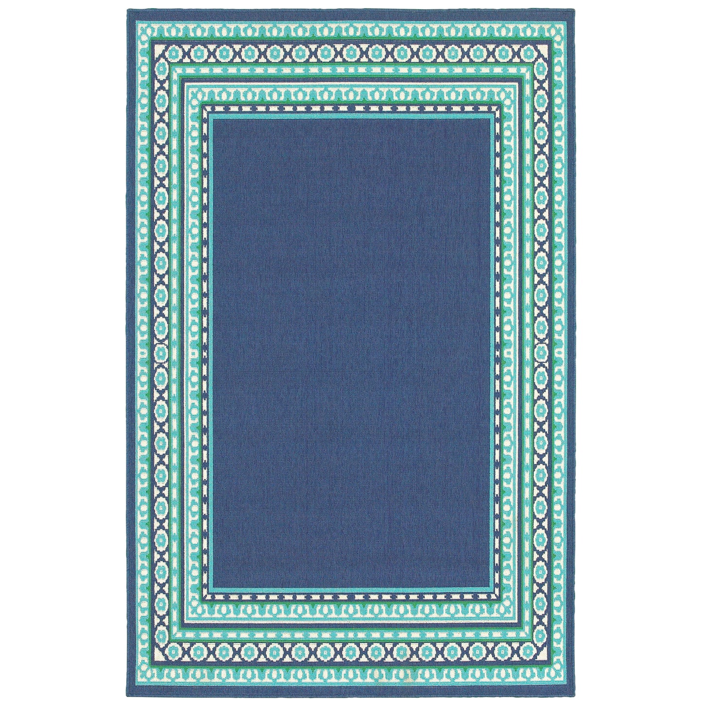 Oriental Weavers Meridian  Navy Green Traditional
