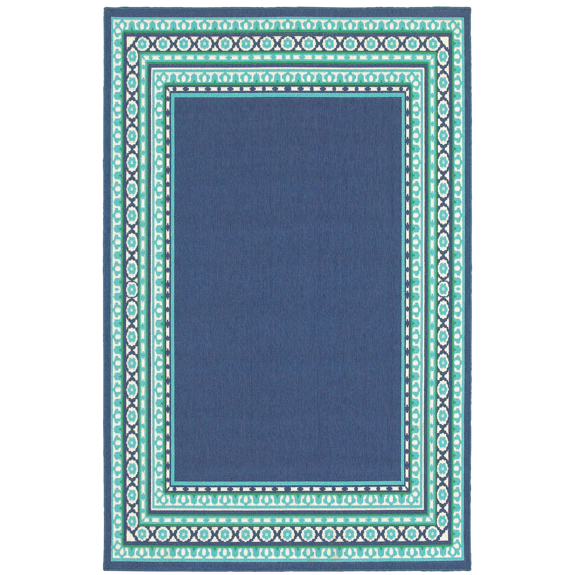 Oriental Weavers Meridian  Navy Green Traditional