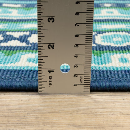 Oriental Weavers Meridian  Navy Green Traditional