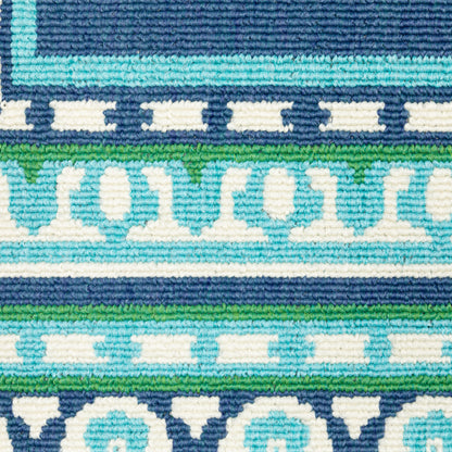 Oriental Weavers Meridian  Navy Green Traditional