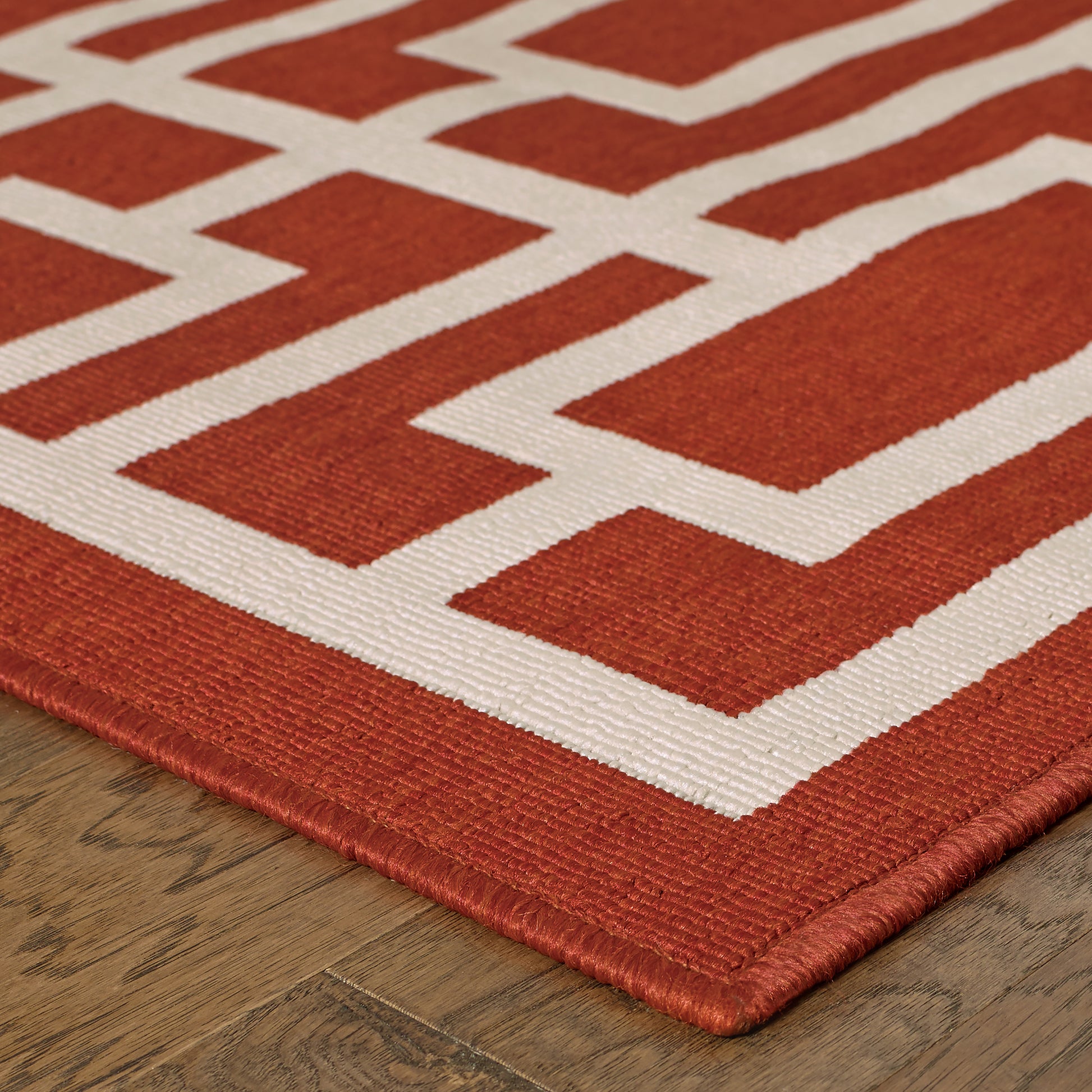 Oriental Weavers Meridian  Red Ivory Moroccan