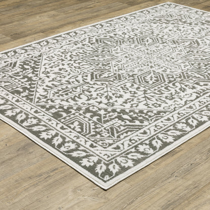 Oriental Weavers Montecito  Grey White Traditional