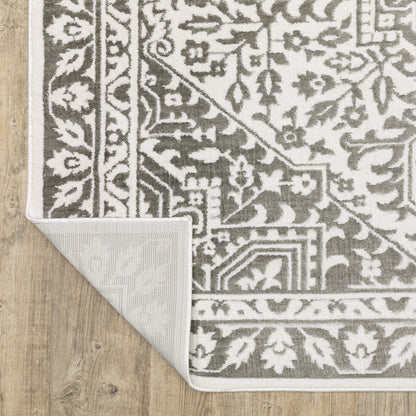 Oriental Weavers Montecito  Grey White Traditional