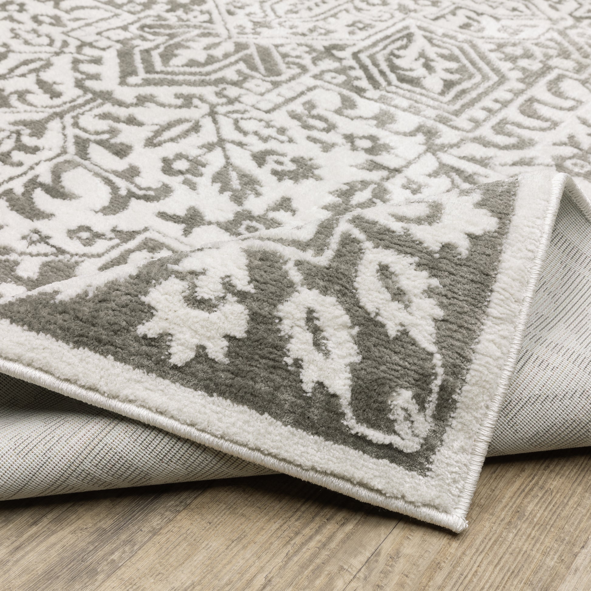 Oriental Weavers Montecito  Grey White Traditional