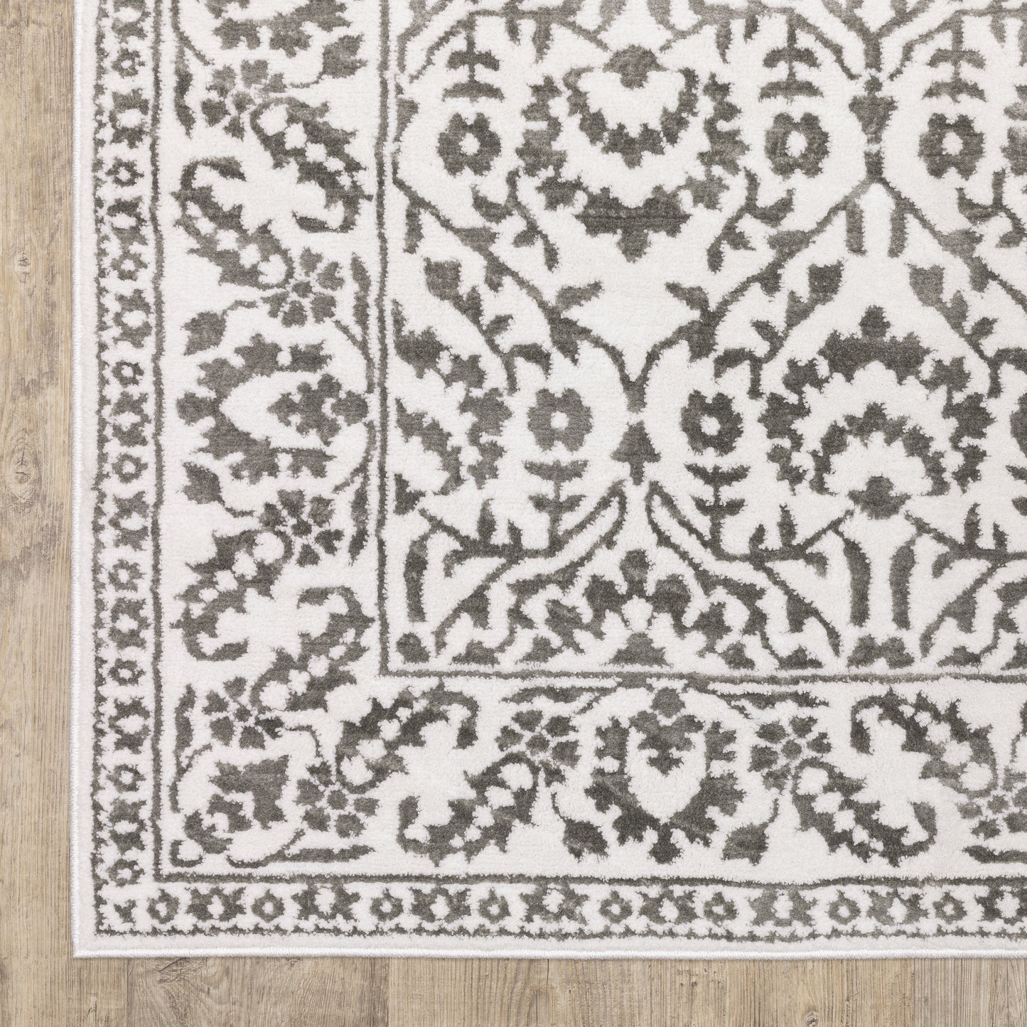 Oriental Weavers Montecito  Grey White Traditional