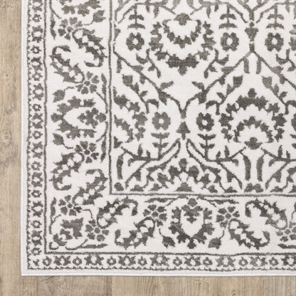 Oriental Weavers Montecito  Grey White Traditional