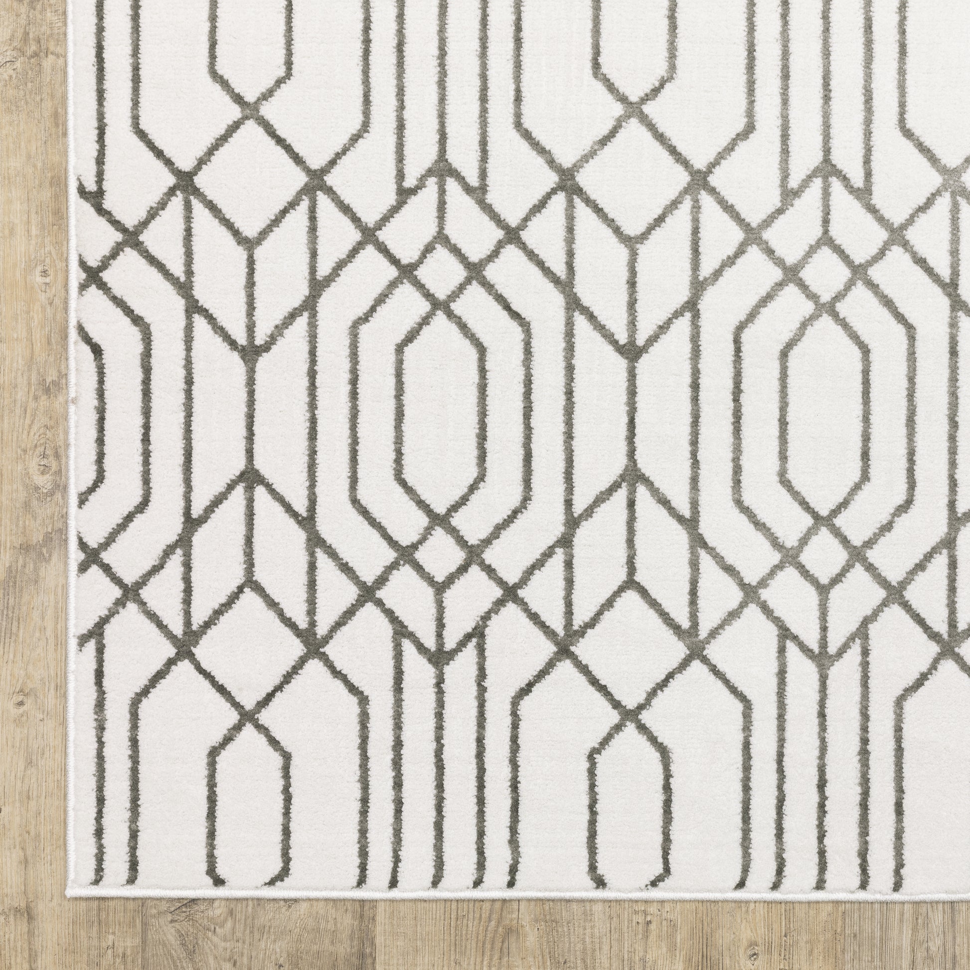 Oriental Weavers Montecito  White Grey Global