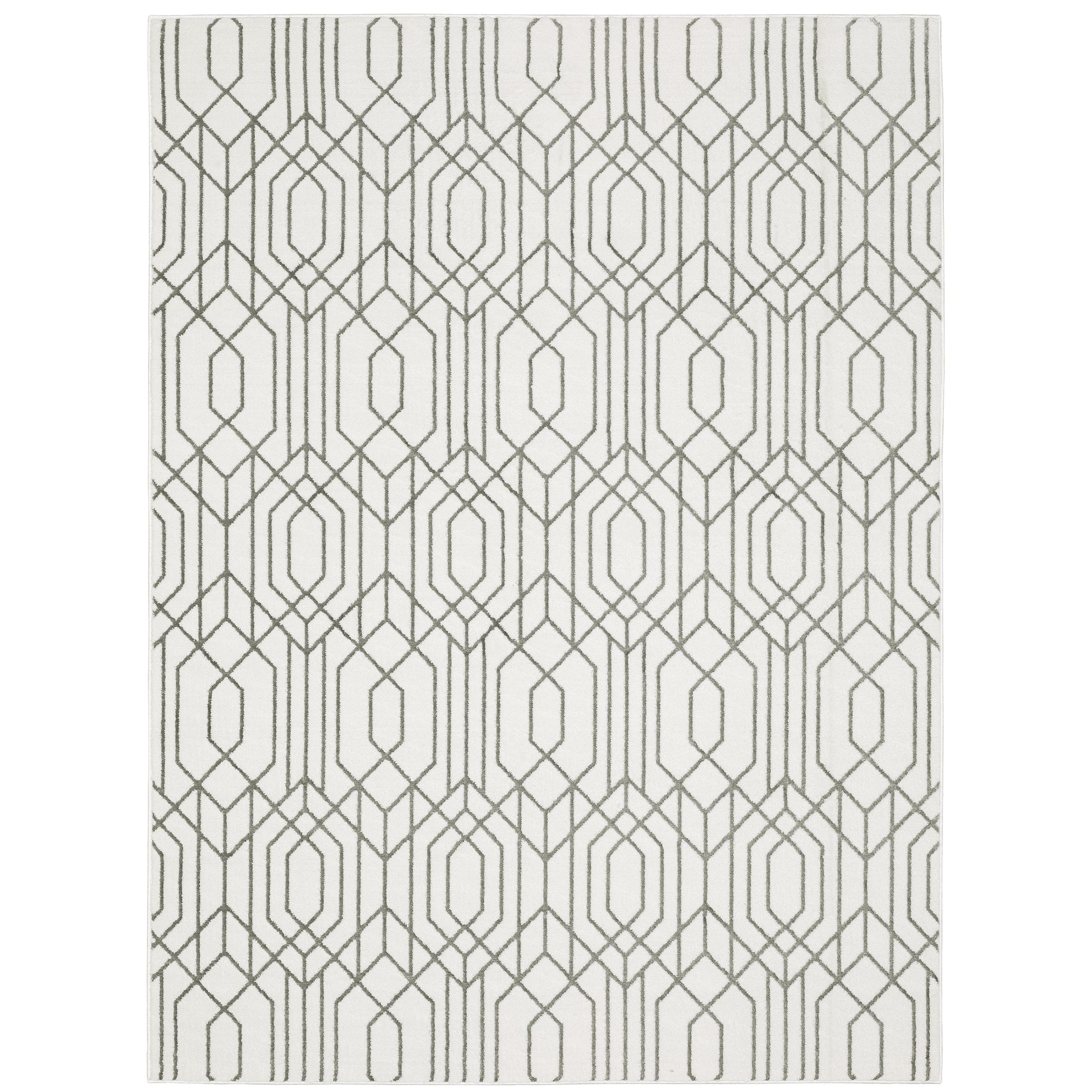 Oriental Weavers Montecito  White Grey Global
