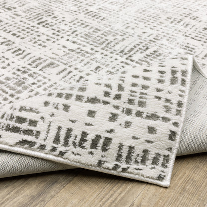 Oriental Weavers Montecito  White Grey Modern & Contemporary