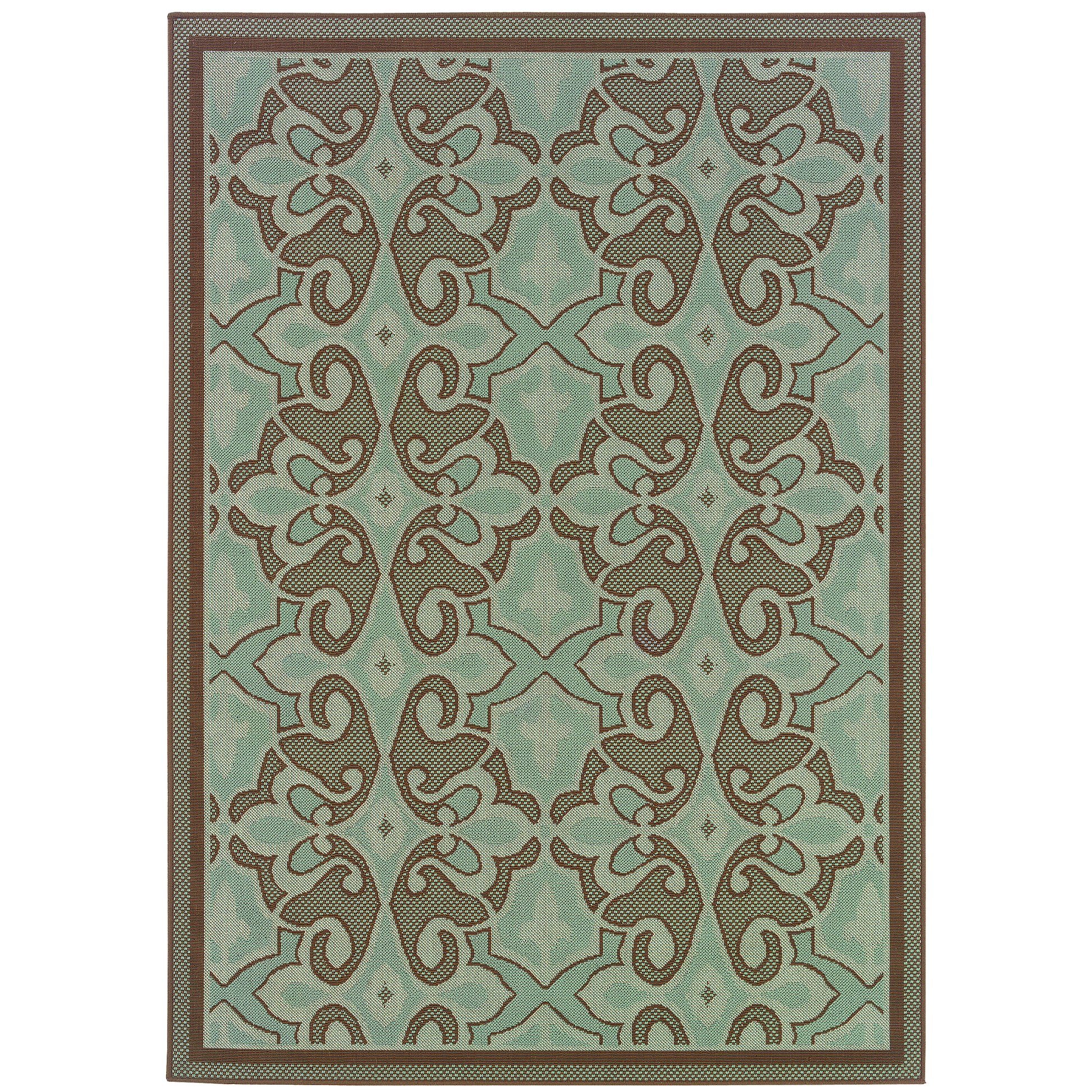Oriental Weavers Montego  Blue Brown Casual