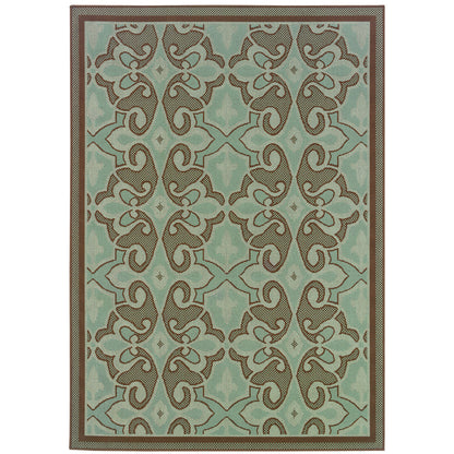 Oriental Weavers Montego  Blue Brown Casual