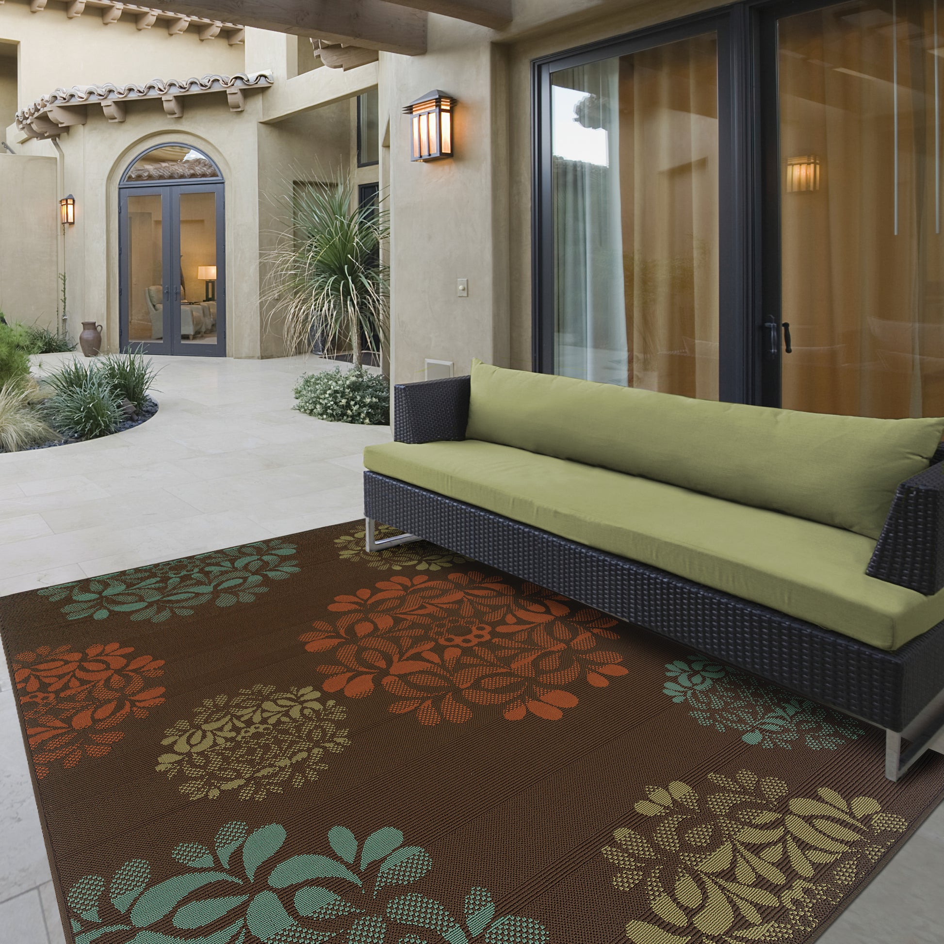 Oriental Weavers Montego  Brown Blue Transitional