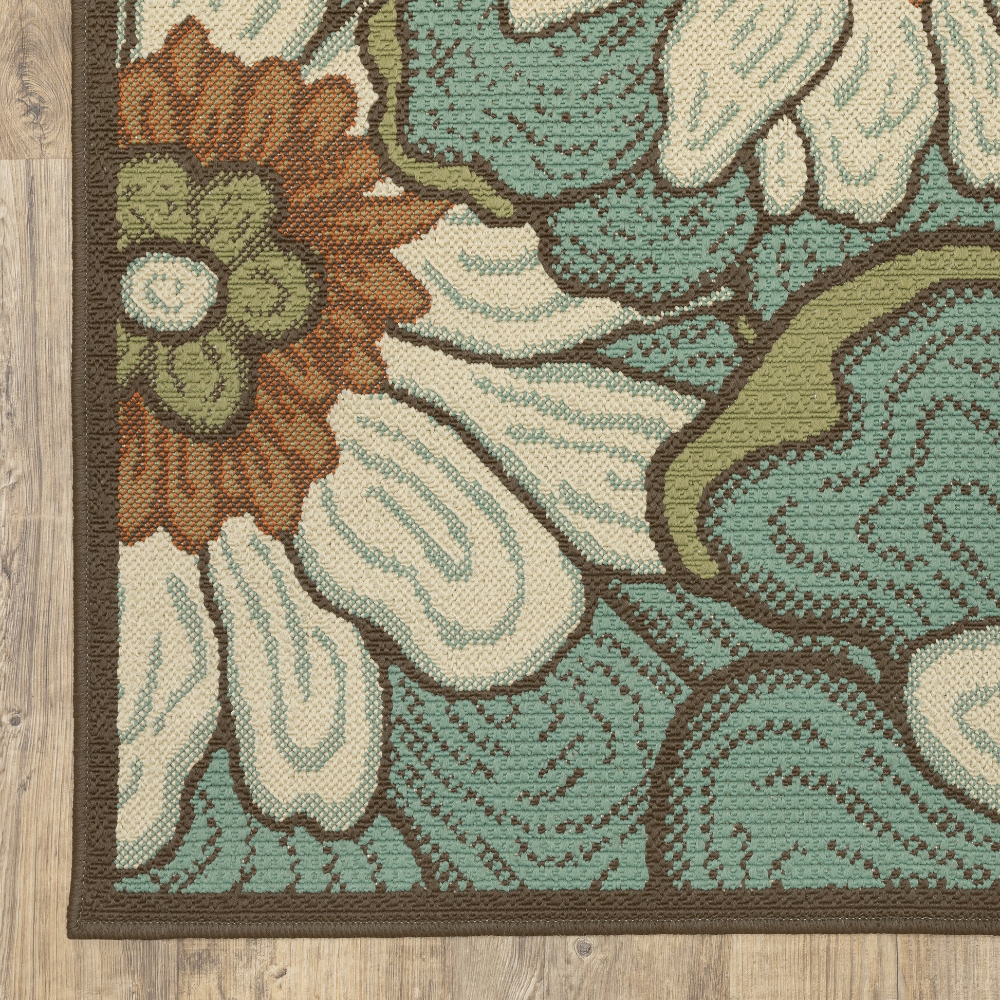 Oriental Weavers Montego  Blue Brown Modern & Contemporary