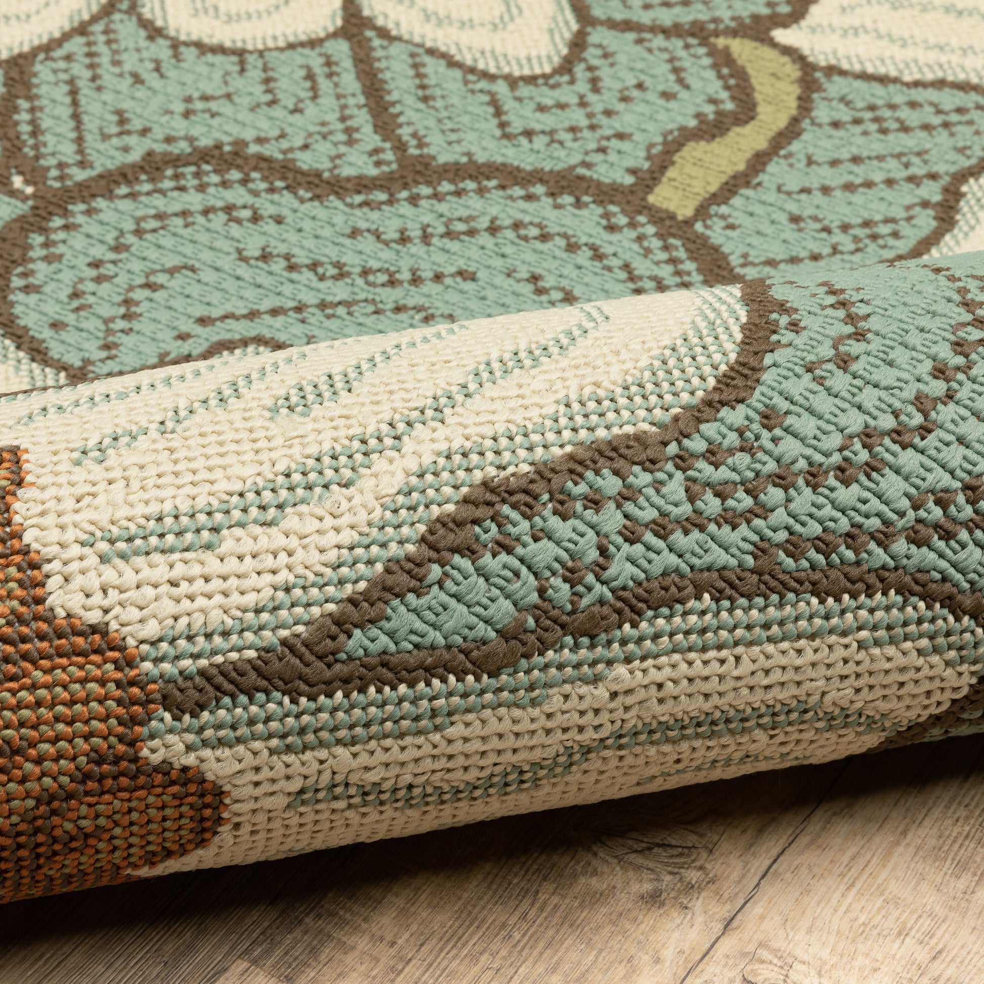 Oriental Weavers Montego  Blue Brown Modern & Contemporary