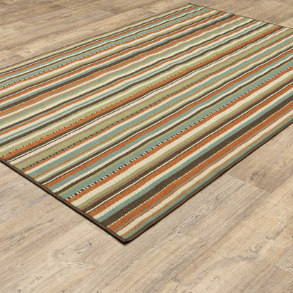 Oriental Weavers Montego  Green Blue Casual