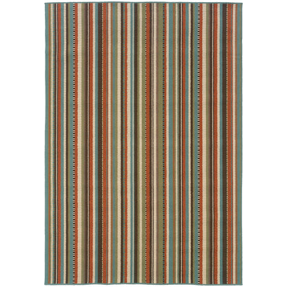 Oriental Weavers Montego  Green Blue Casual