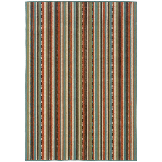 Oriental Weavers Montego  Green Blue Casual