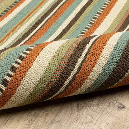 Oriental Weavers Montego  Green Blue Casual