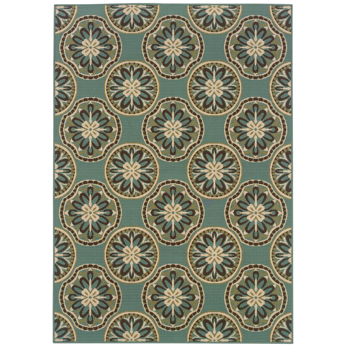 Oriental Weavers Montego  Blue Ivory Moroccan