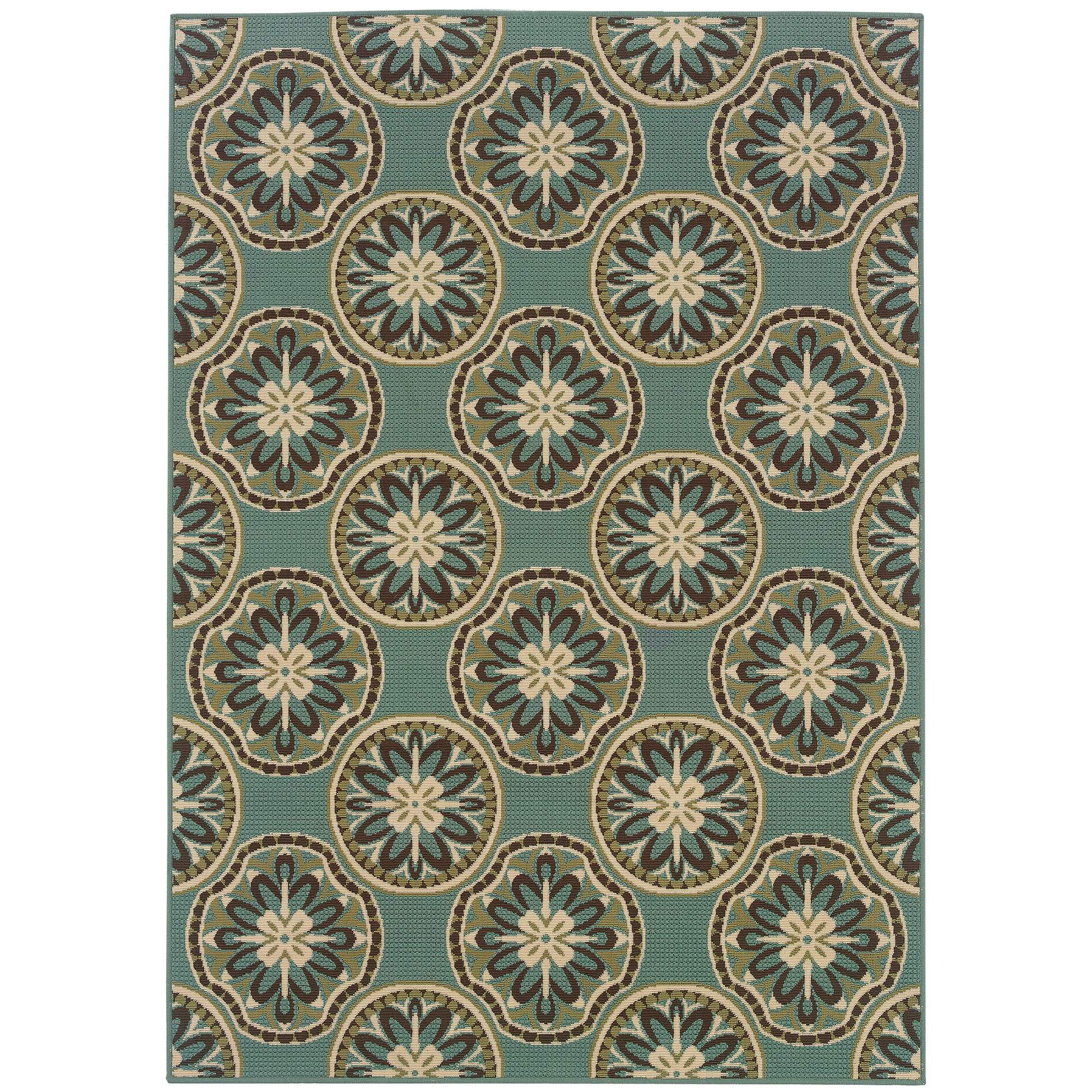 Oriental Weavers Montego  Blue Ivory Moroccan