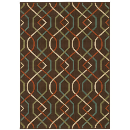 Oriental Weavers Montego  Brown Ivory Casual