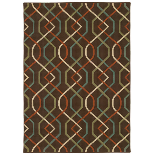 Oriental Weavers Montego  Brown Ivory Casual