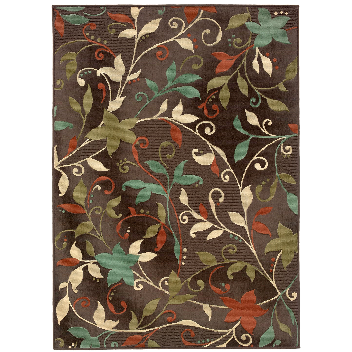 Oriental Weavers Montego  Brown Green Casual