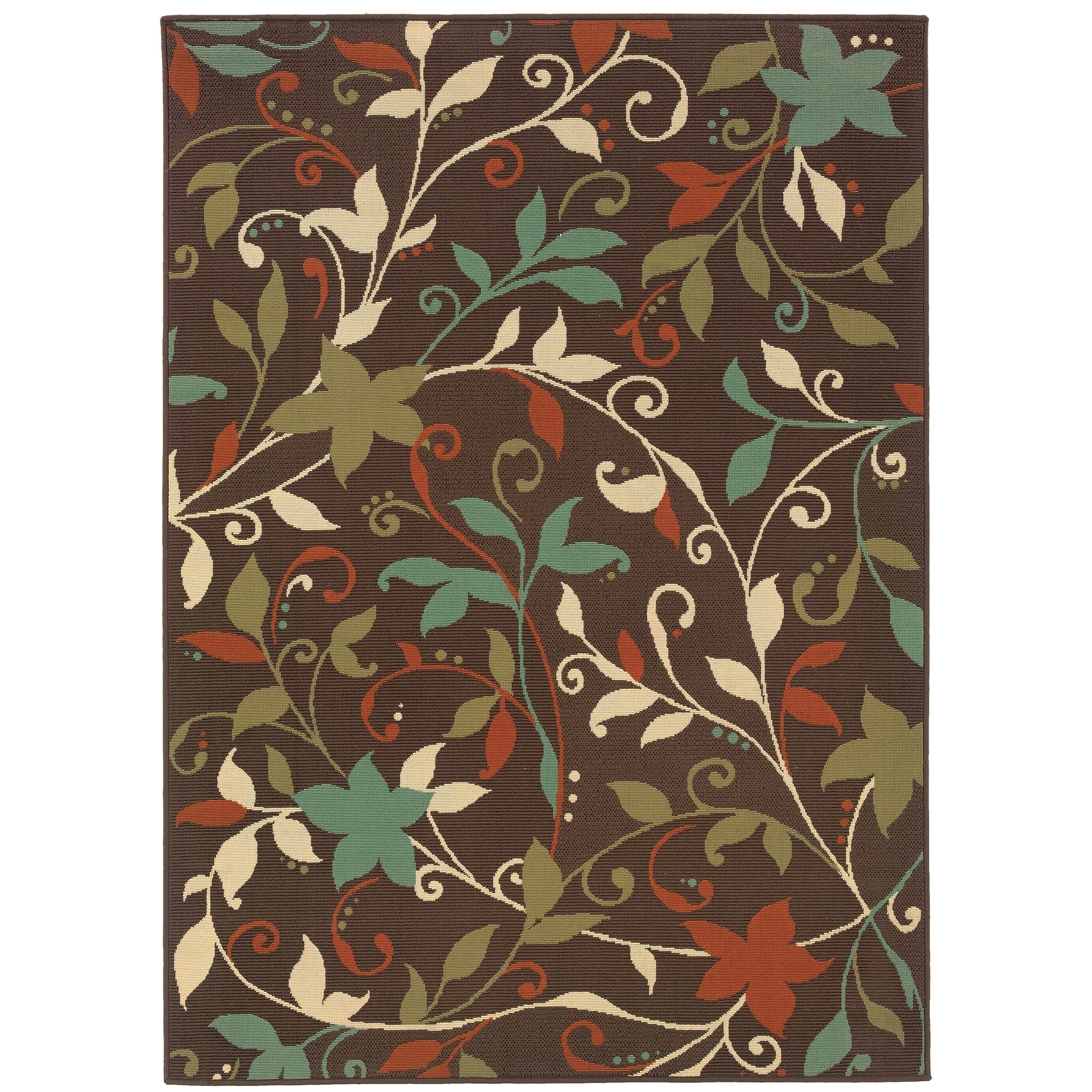 Oriental Weavers Montego  Brown Green Casual