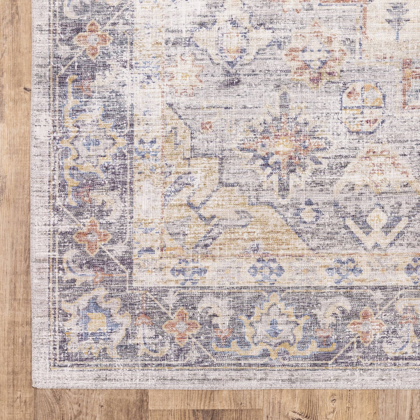 Oriental Weavers Myers Park  Blue Gold Traditional