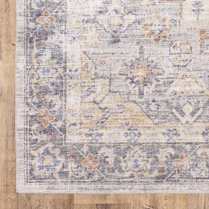 Oriental Weavers Myers Park  Blue Gold Traditional