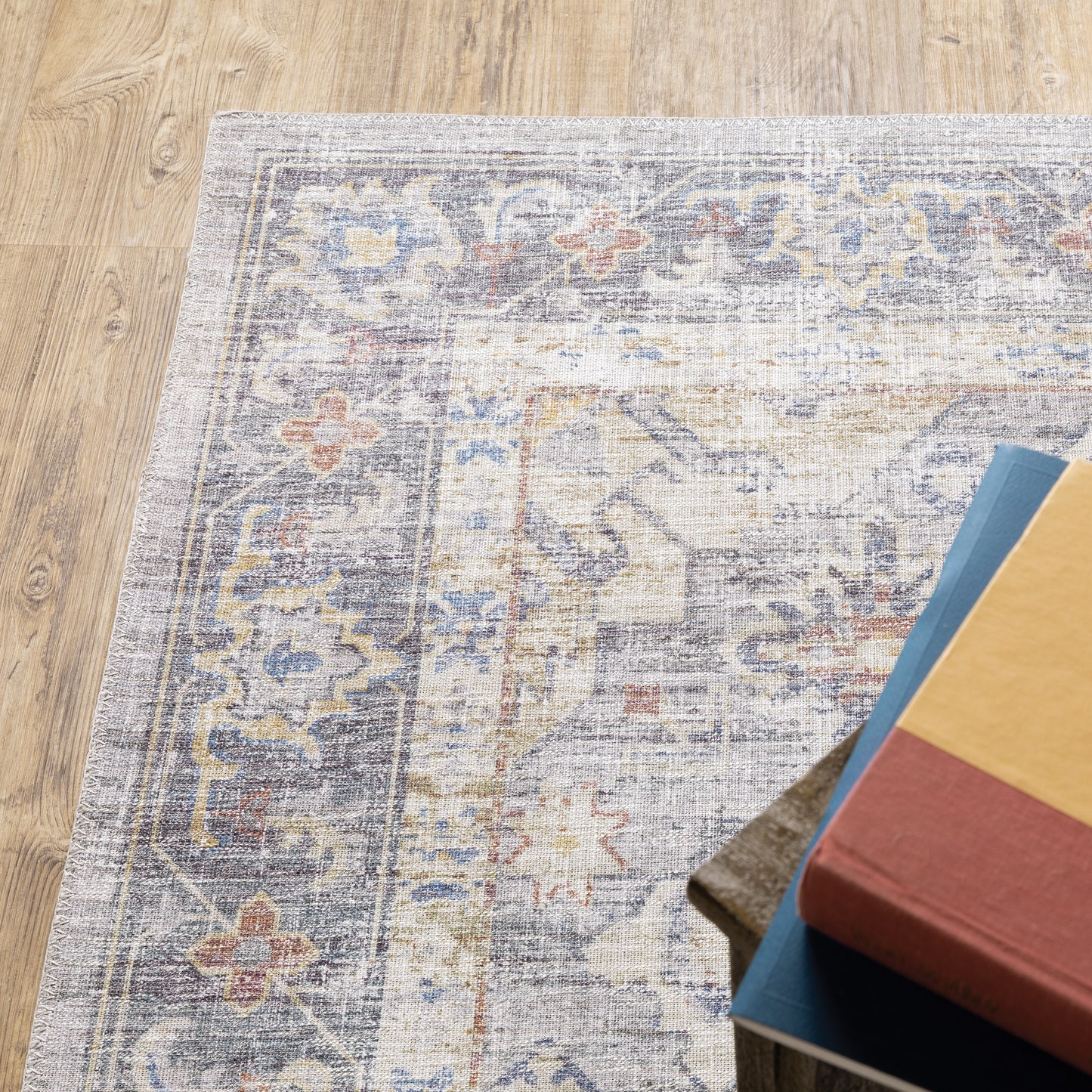 Oriental Weavers Myers Park  Blue Gold Traditional