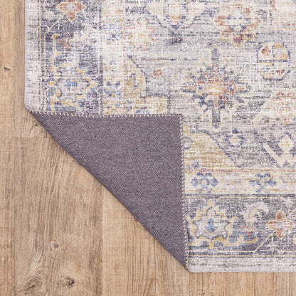 Oriental Weavers Myers Park  Blue Gold Traditional
