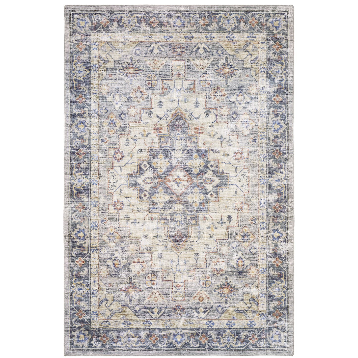 Oriental Weavers Myers Park  Blue Gold Traditional