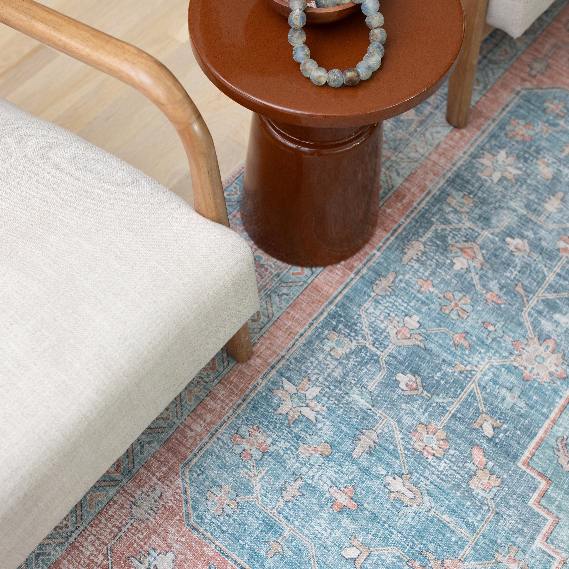 Oriental Weavers Myers Park  Orange Blue Bohemian