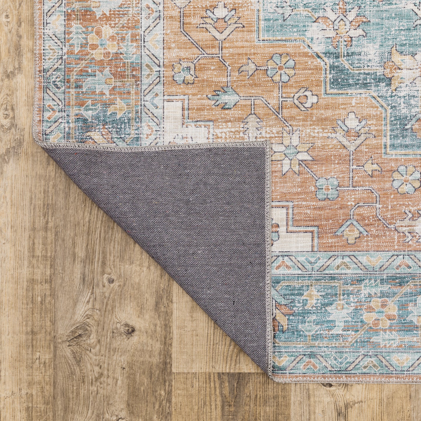 Oriental Weavers Myers Park  Orange Blue Bohemian