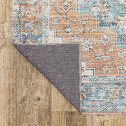 Oriental Weavers Myers Park  Orange Blue Bohemian