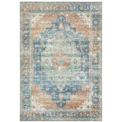 Oriental Weavers Myers Park  Orange Blue Bohemian