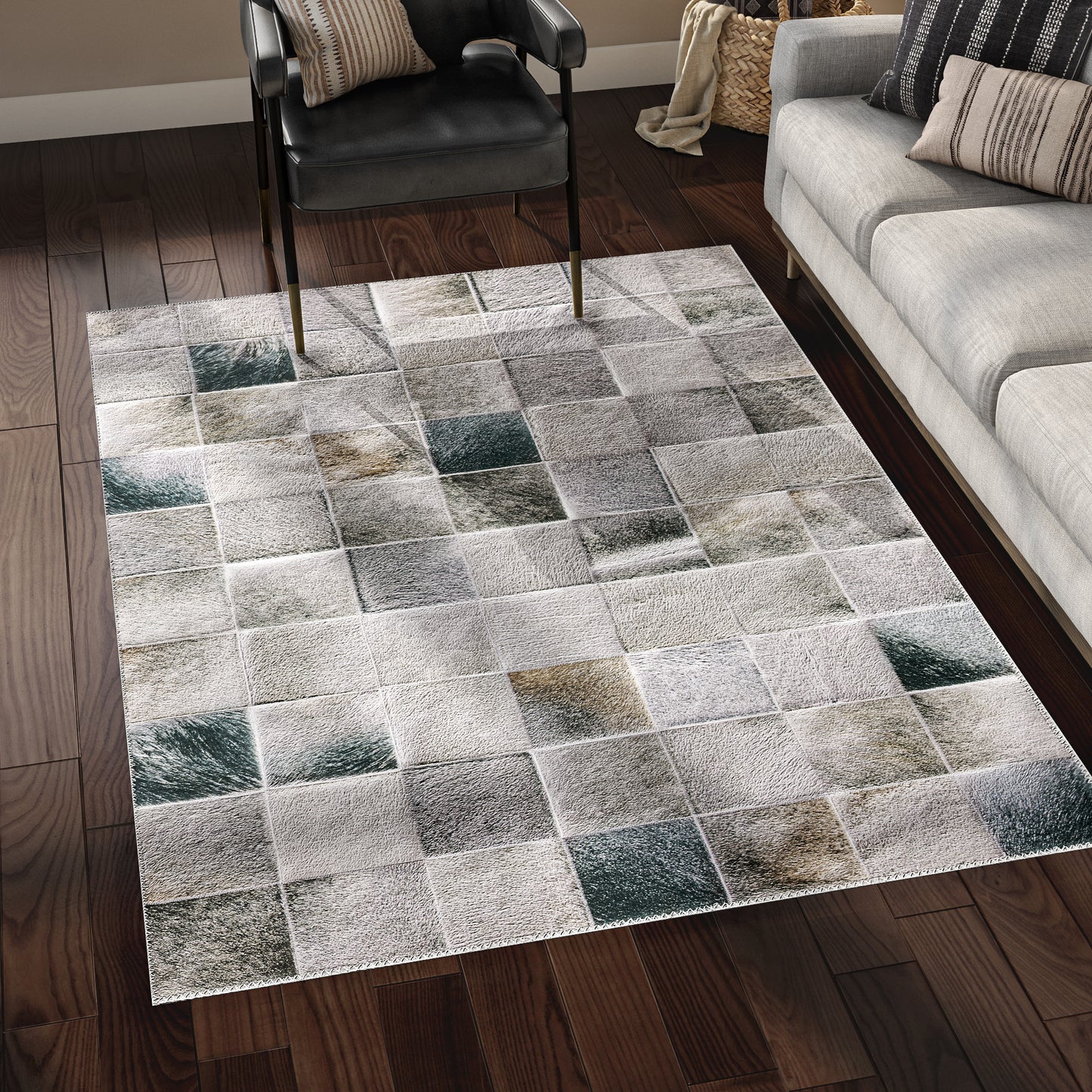 Oriental Weavers Myers Park  Grey Charcoal Modern & Contemporary