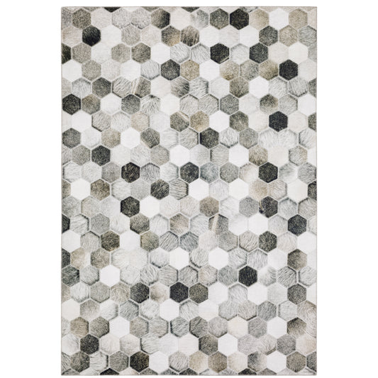 Oriental Weavers Myers Park  Grey Charcoal Modern & Contemporary